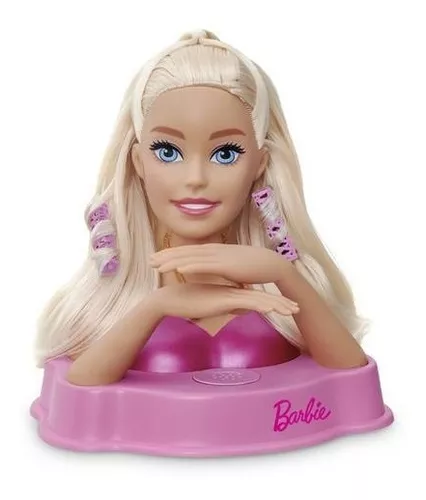 Cabeca Da Barbie Para Pentear Maquiar Fazer As Unhas