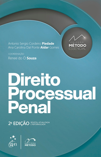 Coleção Método Essencial - Direito Processual Penal, de Piedade, Antonio Sergio Cordeiro. Editora Forense Ltda., capa mole em português, 2022