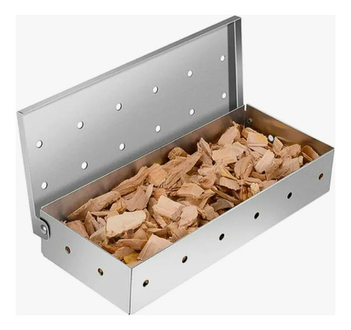 Caja Ahumadora Bbq Grill Parrilla Acero Inoxidable