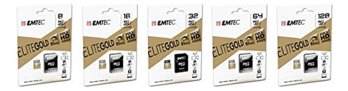 Tarjeta Microsdhc Uhs-i U1 Elite Gold Emtec (64 Gb)