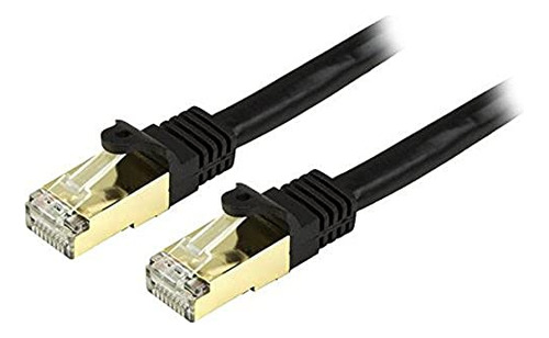 Cable Ethernet Cat6a 6puLG Startech.com - 10gbe Stp - Negro