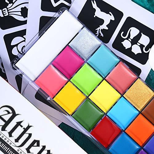 Juego De Maquillaje De Aceite Para La Cara 20 Colores