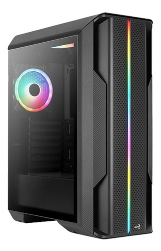 Gabinete Pc Gamer Aerocool Mid Tower Argb Con Ventiladores