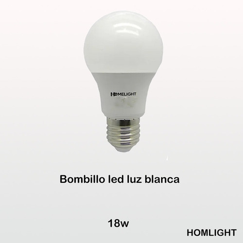Bombillo Led 18w Blanca Homelight