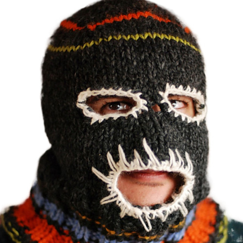 Funny Pullover Face Knitted Pullover Cap