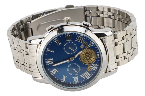 Correa De Reloj De Acero Inoxidable Para Hombre, Fácil De Le