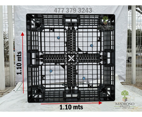 Tarima Plastica Ligera De 1.10 X 1.10 Mts