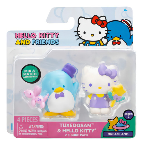 2 Bonecas Tuxedosam E Hello Kitty (estrela) - Hello Kitty