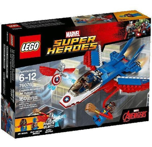 Lego Marvel Avengers Capitan América Persecución Jet 76076