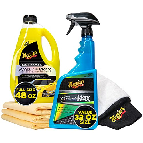 Meguiar S G55163 Kit De Cera De Cerámica Híbrida De L...