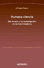 Humana Ciencia, Alfredo Fierro, Anthropos
