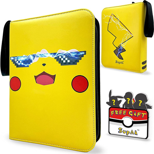 Carpeta Para Tarjetas De Pokémon Con Fundas, Carpeta P...