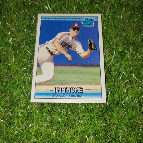 Cv Jim Thome Rookie Card 1992 Donruss Rated Rookie Rc 