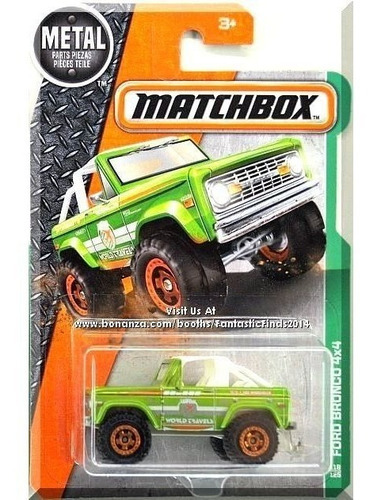 Auto Ford Bronco Matchbox Coleccion Metalico Esc1:64