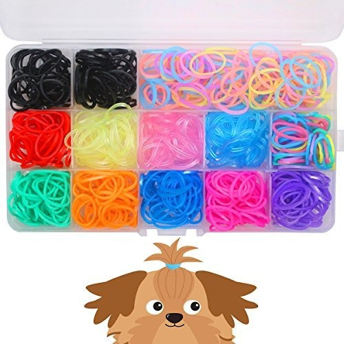 Yoy 34 Pet Dog Stretchy Rubber Bands 600box Puppy Elastics L