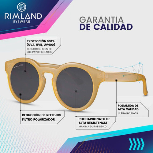 Imagen 6 de 8 de Anteojos De Sol Lentes Sol Rimland Hangover Arena