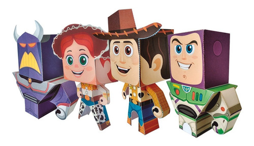 Toy Story, Armi Toys Kit 4 Piezas Muñecos Armables Cubes