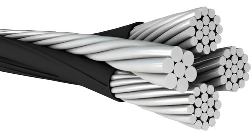 Cable Múltiple 2+1 Aéreo Cal 4 Aluminio Corte Especial