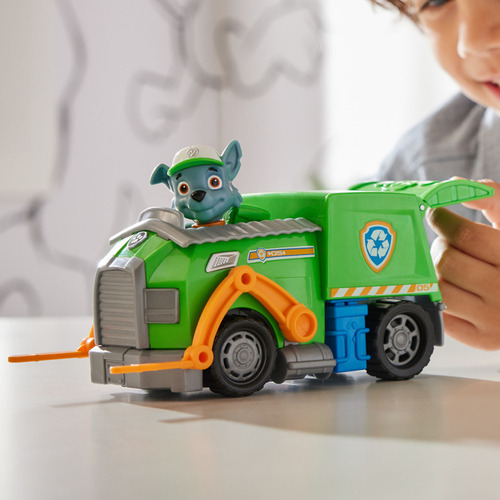 Paw Patrol 6068854 Vehículo Verde De Rocky Verde