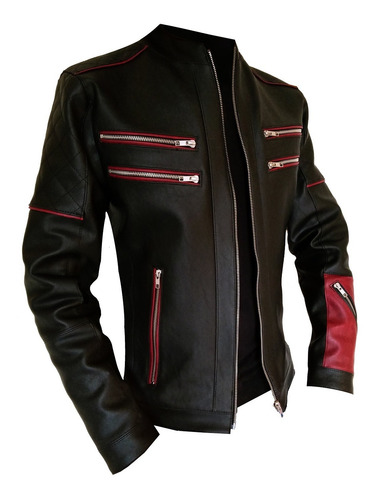 Imagen 6 de 8 de Campera Blood Cuero Eco Hombre