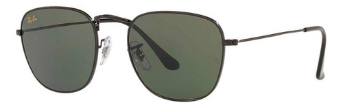 Óculos De Sol Ray Ban Frank Legend Gold Rb3857l 919931-51 Cor Preto Cor Da Armação Polished Gold Cor Da Haste Polished Gold Cor Da Lente Blue