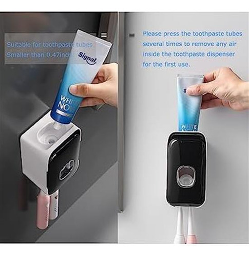 Soporte Para Cepillo De Dientes Montado En La Pared, Exprimi