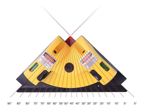 Imagem 5 de 8 de Nivel Laser 90 Graus Horizontal E Vertical Com Prumo