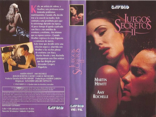 Juegos Secretos Ii Vhs Secret Games Ii The Escort