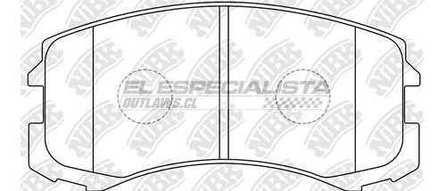 Pastillas De Freno Mitsubishi Colt 1.5 2005 Nibk Delantera