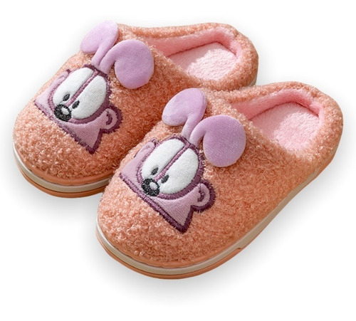 Pantuflas Caricatura Plush Bebés Niños Niñas Color Elección