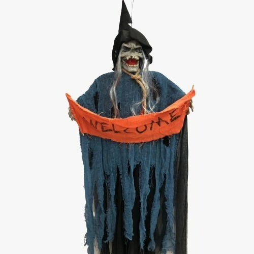Bruxa Decoração Halloween Boneco Enfeite Monstro Terror