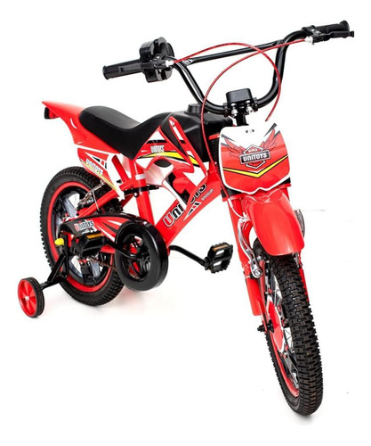 Bike Moto Cross Vermelha Aro 16 - 1172