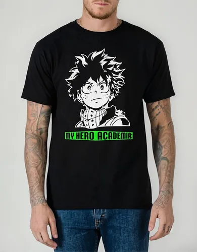 Remera Boku No Hero Deku Cara Anime/manga - Full Vinil