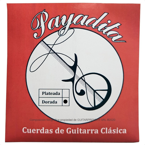 Imagen 1 de 3 de Encordado Guitarra Criolla Clasica Payadita Doradas