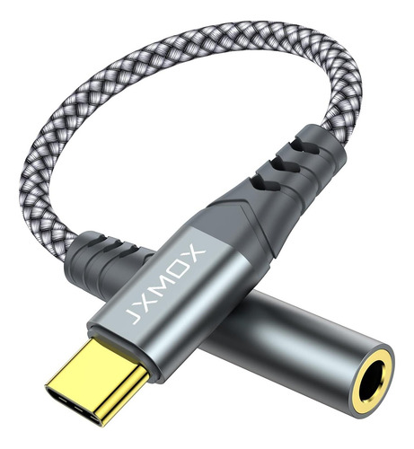 Jxmox Adaptador Usb Tipo C A Conector Hembra Para De 3,5 Mm,