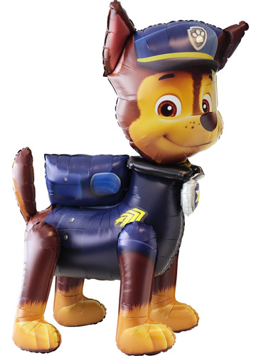 Globo Gigante 3d Paw Patrol, Chase Airwalker, Perro Policía 