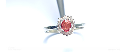 Anillo De Compromiso Con Zafiro Natural Lady Di