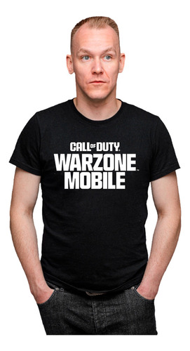 Remera Call Of Duty Warzone Mobile - Algodón 1ra Calidad