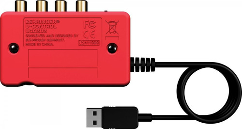 Imagem 2 de 4 de Interface De Áudio Usb Uca222 - Behringer + Nf +garantia