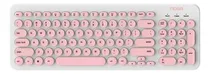 Comprar Kit De Teclado Y Mouse Inalámbrico Noga S5600 Inglés Us De C Color del mouse Blanco\u002FRosa Color del teclado Blanco\u002FRosa