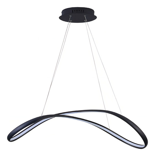 Pendente Zig Preto E Branco - Tp002b -bella 127/220V