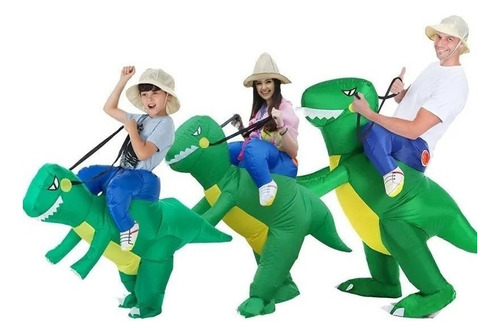 Disfraz Inflable De Dinosaurio Para Cosplay Para Niños