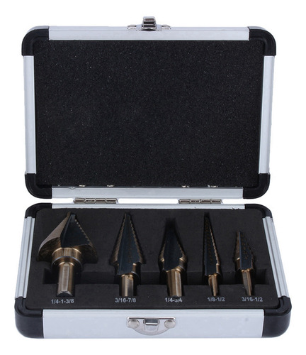 Hardware Hand Tools 5pcs Large Cobalt Hss Step Ti Cone Drill