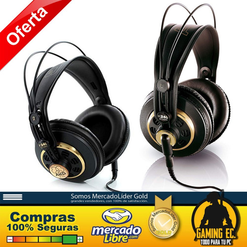 Imagen 1 de 4 de Akg K240 Studio Auriculares De Estudio Profesionales