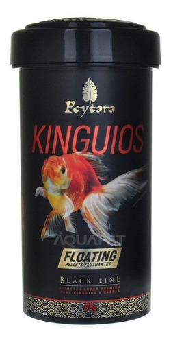 Ração Para Peixes Kinguio Black Line Floating 95g Poytara