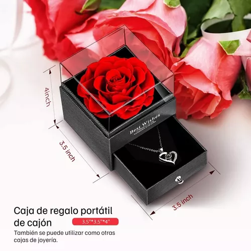 Regalo de rosas de aniversario para ella, regalos de rosas útiles