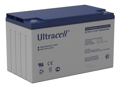 Bateria De Gel Ultracell 100amp 12v Movilidad-auto Electrico