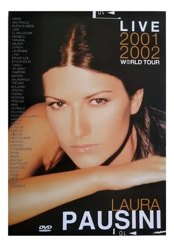DVD Laura Pausini Live 2001/2002 World Tour Pop Warner 21 Canções