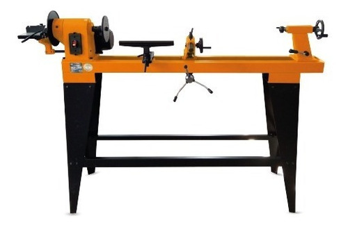 Imagen 4 de 10 de Torno Mecánico Madera Copiador 1000mm 550w 1 Metro Lusqtoff