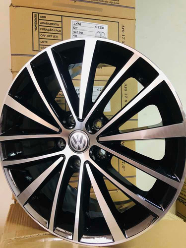 Rodas Jetta Tsi Aro 17 Novas 5x112mm Diamantadas